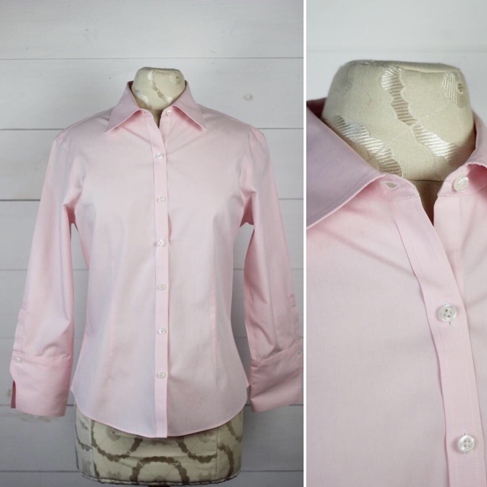 BrooksBrothers Pink Collared Shirt